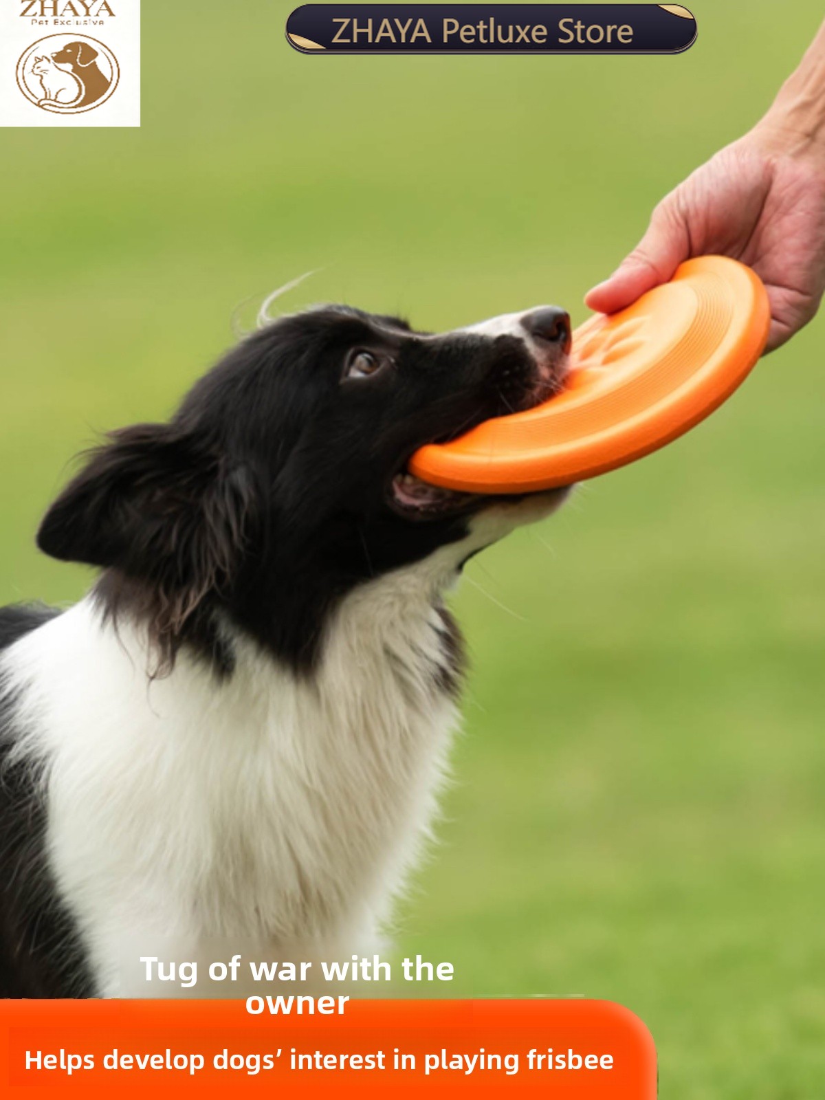 Flying Disc Dog Training Toy - จานร่อนสำหรับสุนัข ของเล่นนุ่ม ทนทาน ป้องกันการกัด ปลอดภัยต่อฟัน เหมาะสำหรับฝึกดึงเล่น