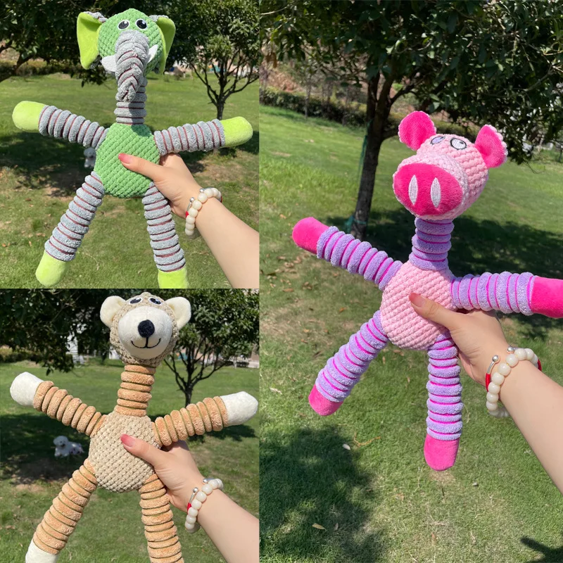 Indestructible Dog Chew Toy - ของเล่นสุนัขแบบทนทาน ไม่แตกหัก สำหรับสุนัขพันธุ์ใหญ่ ของเล่นนุ่มๆ สำหรับกัดแทะ ของเล่นฝึกกัดสำหรับสุนัขที่ชอบกัดมาก