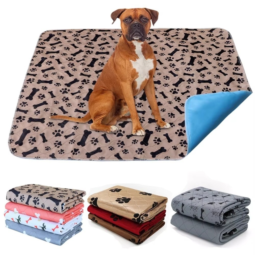 Pet Beds - แผ่นรองฉี่สุนัขแบบกันน้ำ ทนทาน ซึมซับเร็ว ใช้ซ้ำได้ ระบายอากาศ ซักได้