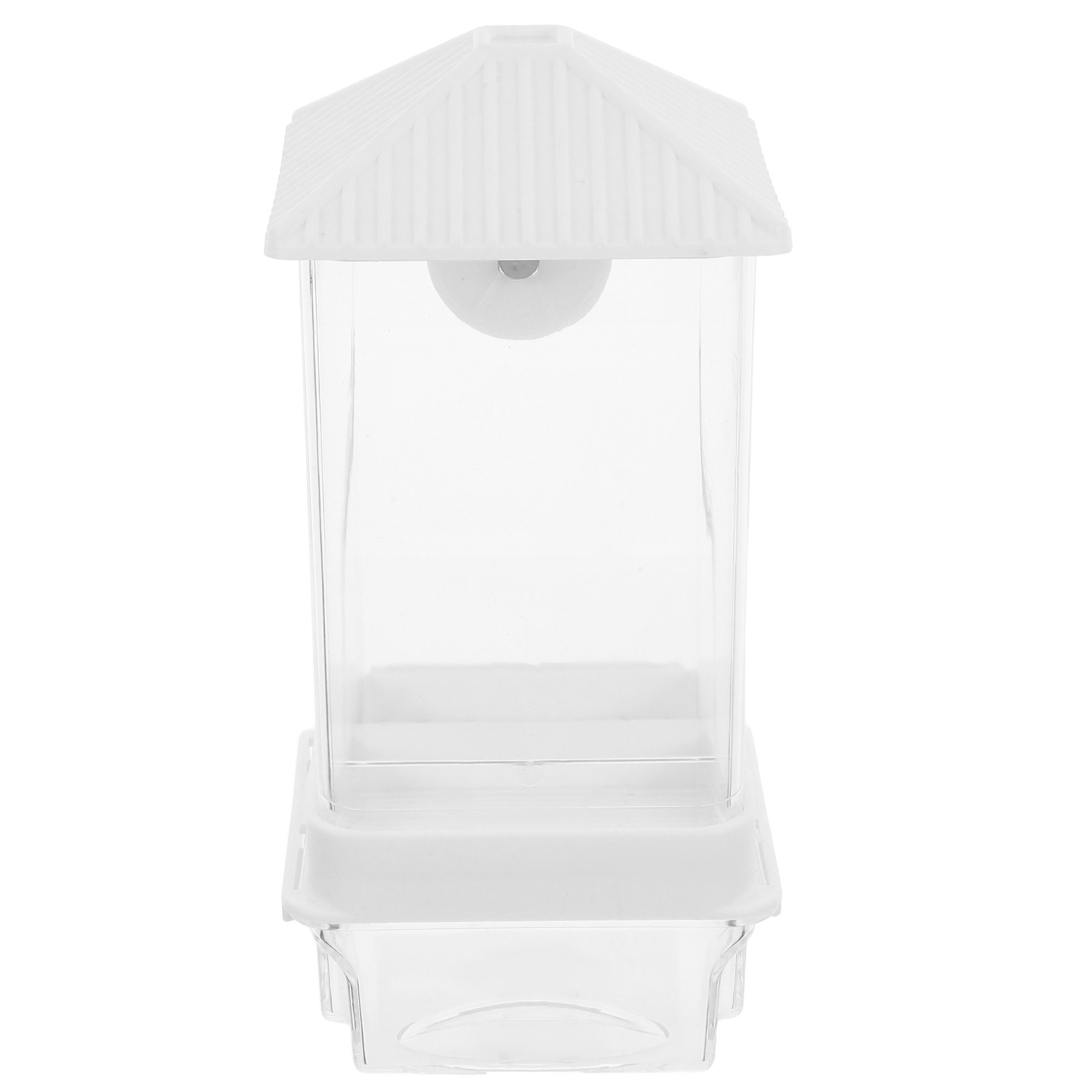 Pet Feeders - เครื่องให้อาหารนกอัตโนมัติ กล่องใส่อาหารนกแก้ว นกเลิฟเบิร์ด ป้องกันการหก วัสดุพลาสติก สำหรับกรงนกและที่ให้อาหารนก