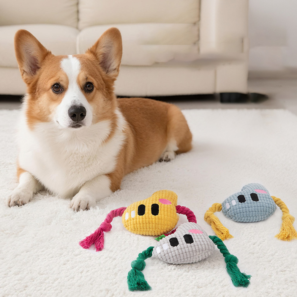 Dog Rope Toy Aggressive Chewers - ของเล่นเคี้ยวสำหรับสุนัข - เชือกถักทนทาน ดีไซน์รูปตัวอักษร | ของเล่นทำความสะอาดฟันแบบกัดแทะสำหรับสัตว์เลี้ยงที่ชอบกัดมาก