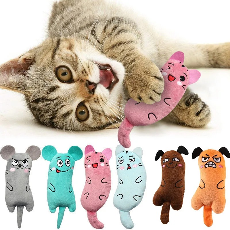 ของเล่นแมวน่ารัก ของเล่นแมวแบบ - Catnip Interactive Plush Mouse บทวิจารณ์และราคา