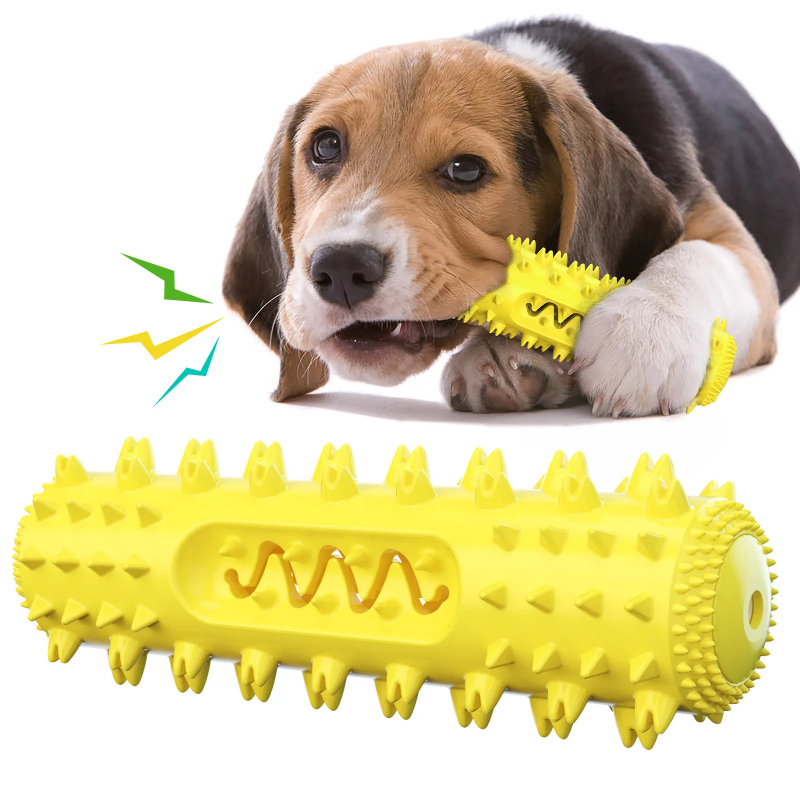 ของเล่นสุนัขแบบมีเสียง แปรงสีฟ - Rubber Treat Dispensing Dog Toy บทวิจารณ์และราคา