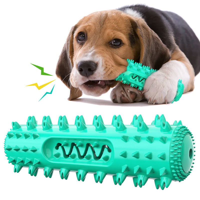 ของเล่นสุนัขแบบมีเสียง แปรงสีฟ - Rubber Treat Dispensing Dog Toy บทวิจารณ์และราคา