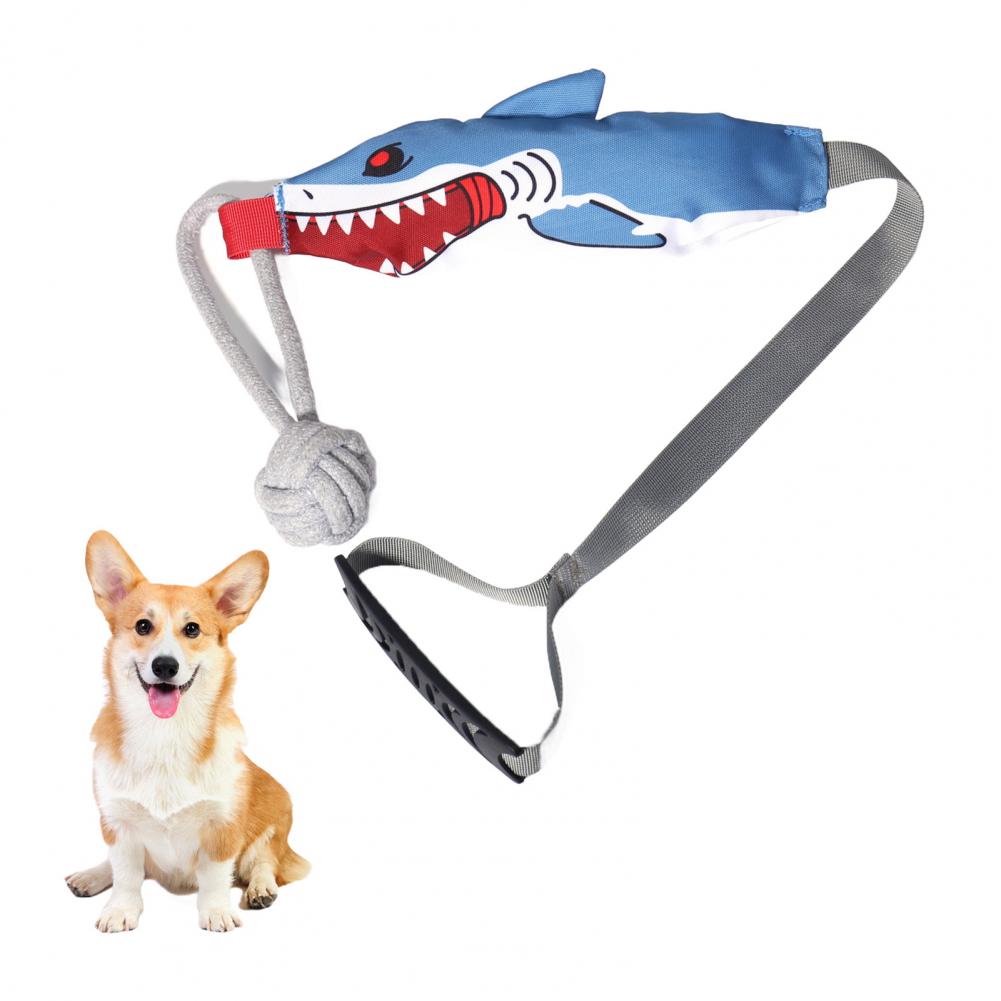 ของเล่นเชือกดึงรูปฉลามพร้อมถ้ว - Suction Cup Dog Tug Toy บทวิจารณ์และราคา