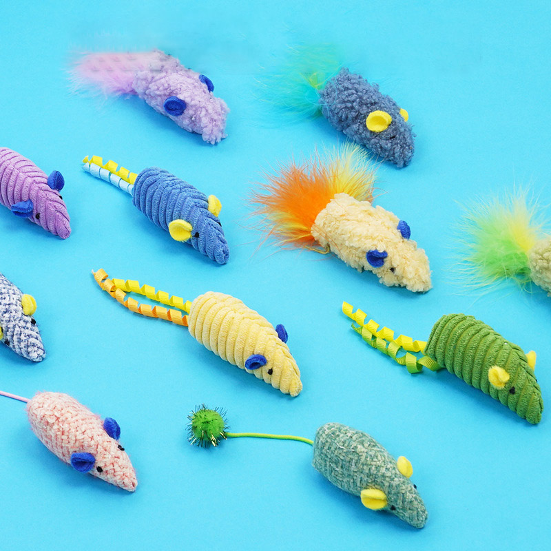 ของเล่นแมวตุ๊กตาหนูเหมือนจริง  - Catnip Interactive Plush Mouse บทวิจารณ์และราคา