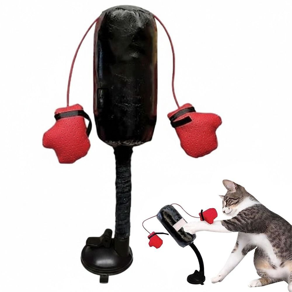ของเล่นชกมวยสำหรับแมวแบบตั้งได - Interactive Squeaky Plush Dog Toy บทวิจารณ์และราคา