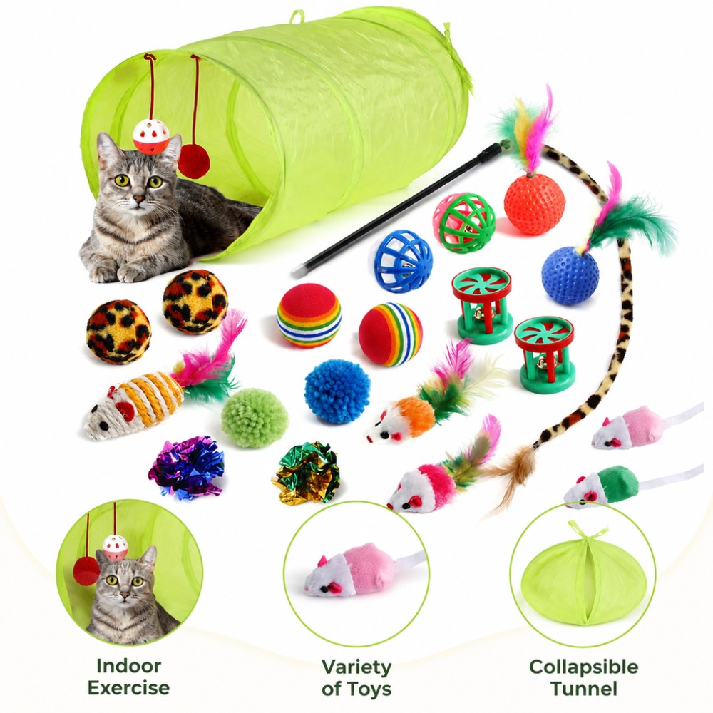 ชุดของเล่นแมวแบบอินเทอร์แอคทีฟ - Catnip Interactive Plush Mouse บทวิจารณ์และราคา