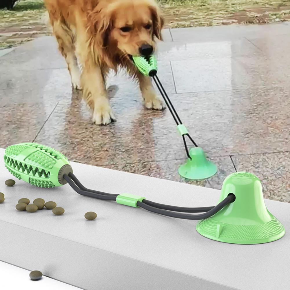 สุนัขเคี้ยวของเล่นสําหรับก้าวร - Suction Cup Dog Tug Toy บทวิจารณ์และราคา