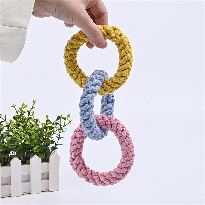 1 PC ขนาดใหญ่ Tough Chew ของเล - Dog Rope Toy Aggressive Chewers บทวิจารณ์และราคา