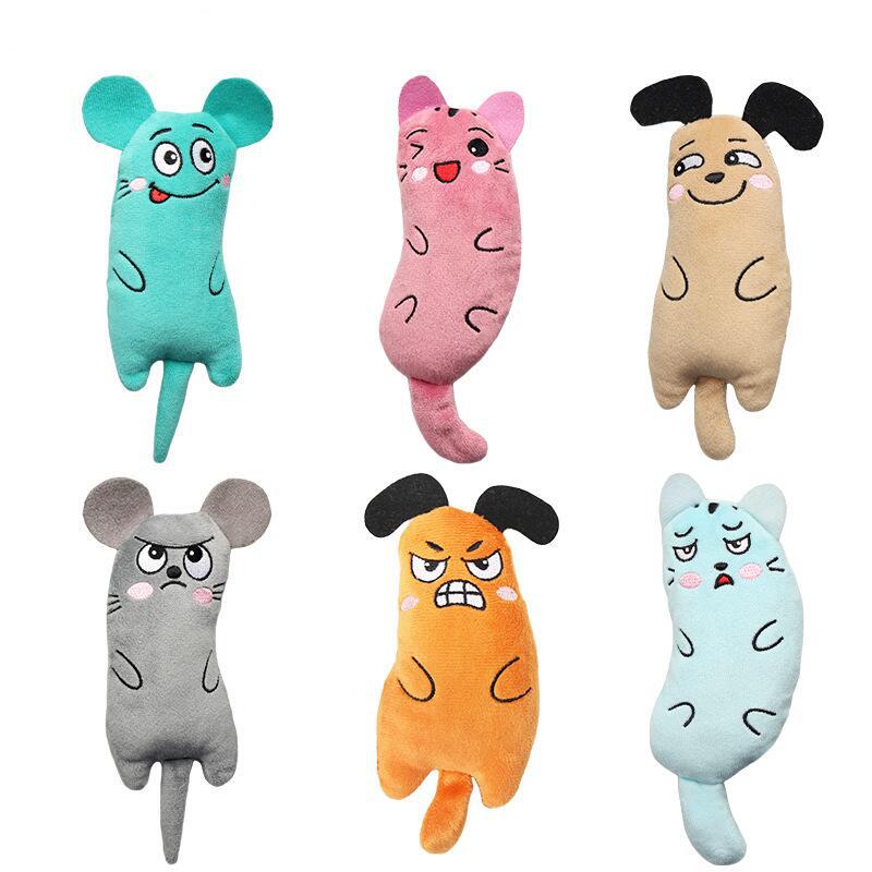 ตลกสัตว์เลี้ยงตุ๊กตาเย็บปักถัก - Catnip Interactive Plush Mouse บทวิจารณ์และราคา