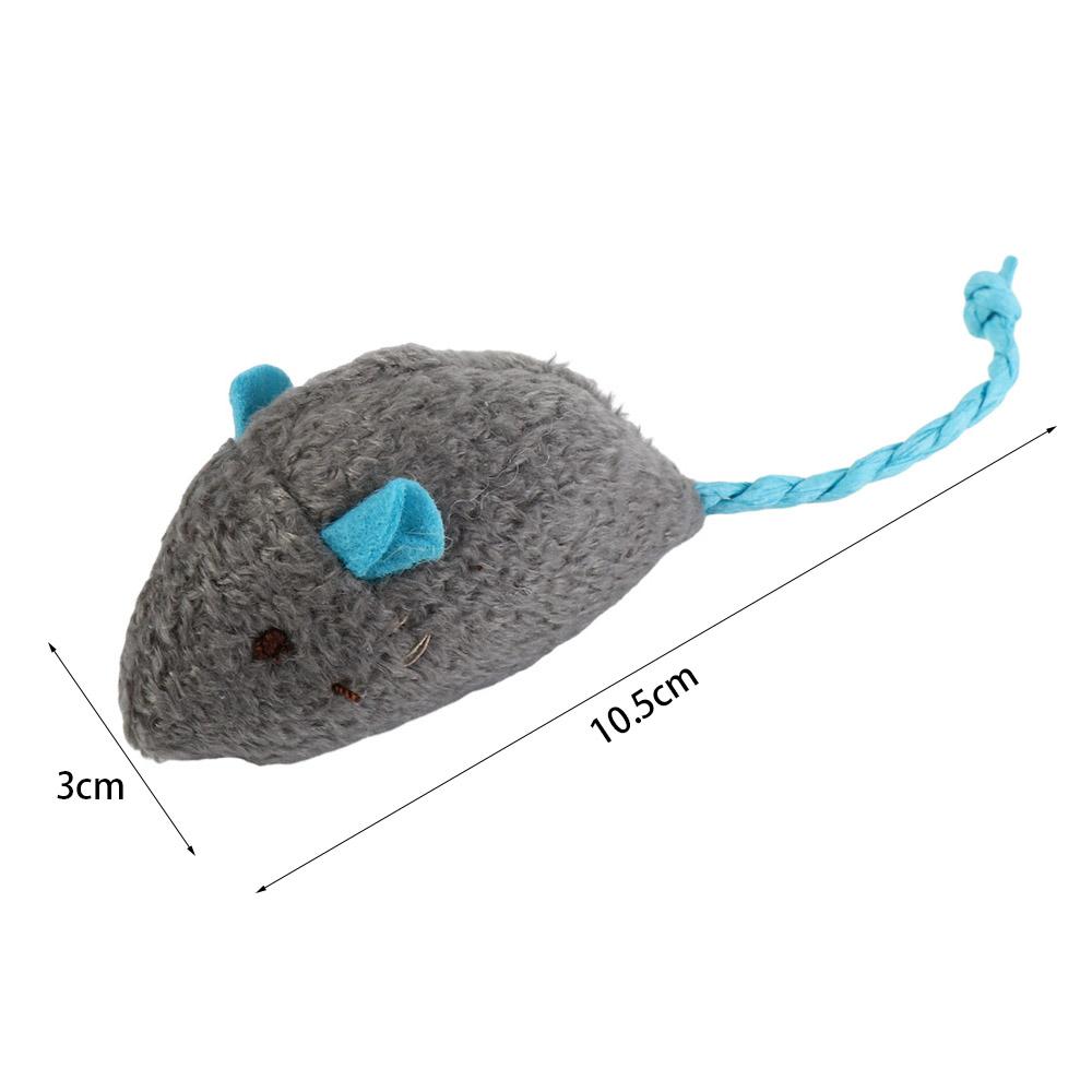 2 ชิ้น Funny Plush Soft Intera - Catnip Interactive Plush Mouse บทวิจารณ์และราคา