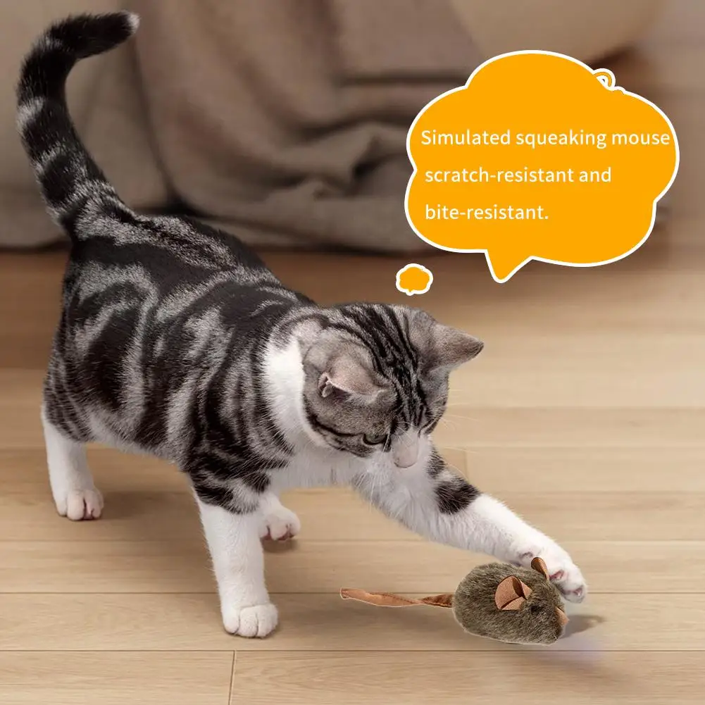 ของเล่นหนูตุ๊กตาแสนสนุกสำหรับแ - Catnip Interactive Plush Mouse บทวิจารณ์และราคา