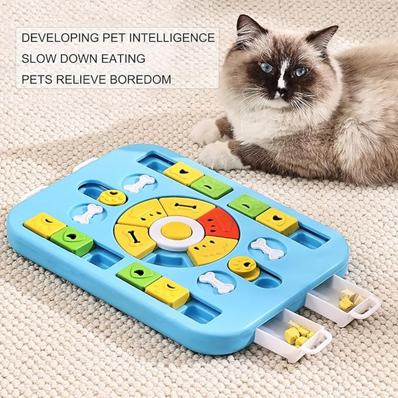 ของเล่นปริศนาสุนัขแบบโต้ตอบสํา - Interactive Squeaky Plush Dog Toy บทวิจารณ์และราคา