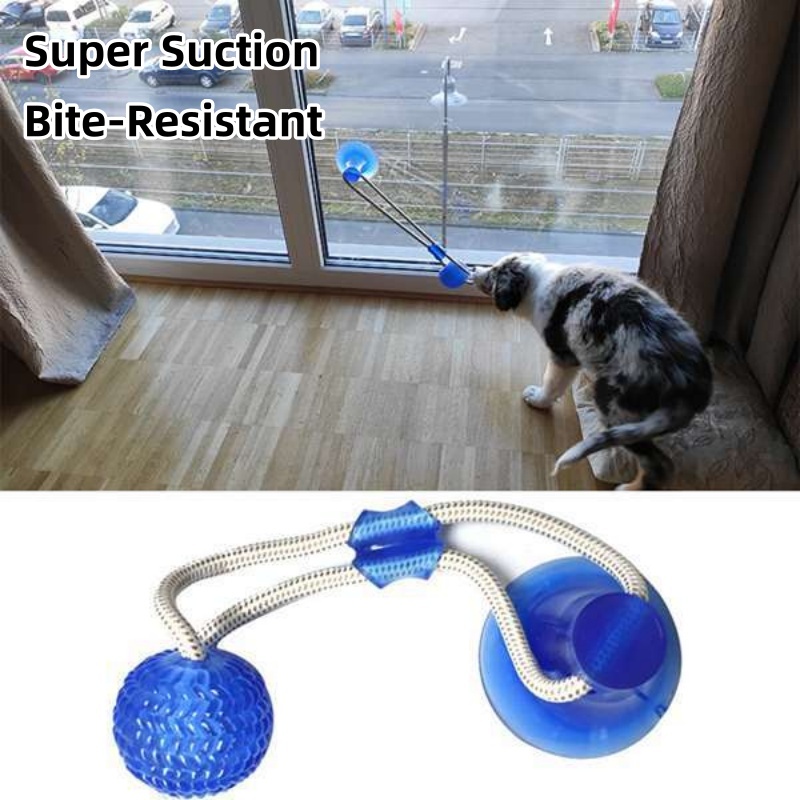 ของเล่นสุนัขแบบดูดติดแน่น ทนทา - Suction Cup Dog Tug Toy บทวิจารณ์และราคา