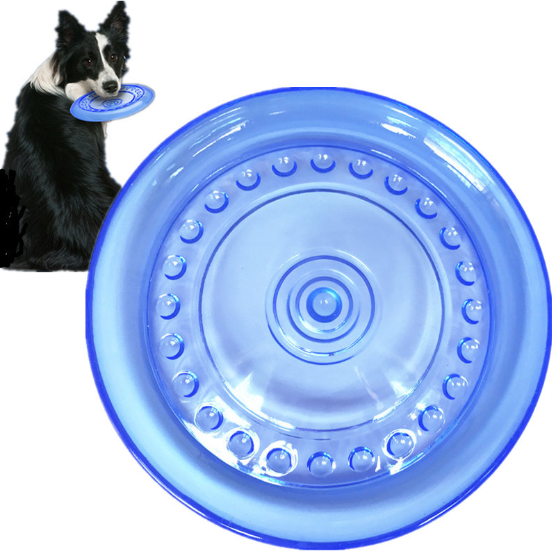 สัตว์เลี้ยงตลกสุนัข Flying Dis - Flying Disc Dog Training Toy บทวิจารณ์และราคา