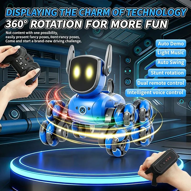 หุ่นยนต์สุนัขบังคับวิทยุ JJRC  - Interactive Squeaky Plush Dog Toy บทวิจารณ์และราคา