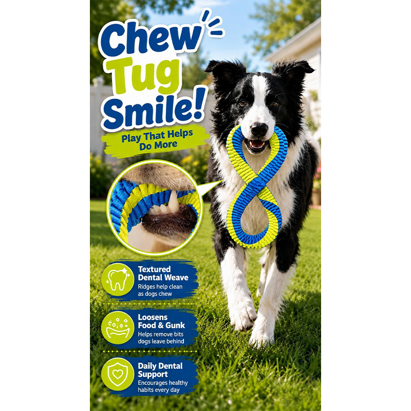 ของเล่นเชือกสำหรับสุนัข ช่วยทำ - Dog Rope Toy Aggressive Chewers บทวิจารณ์และราคา