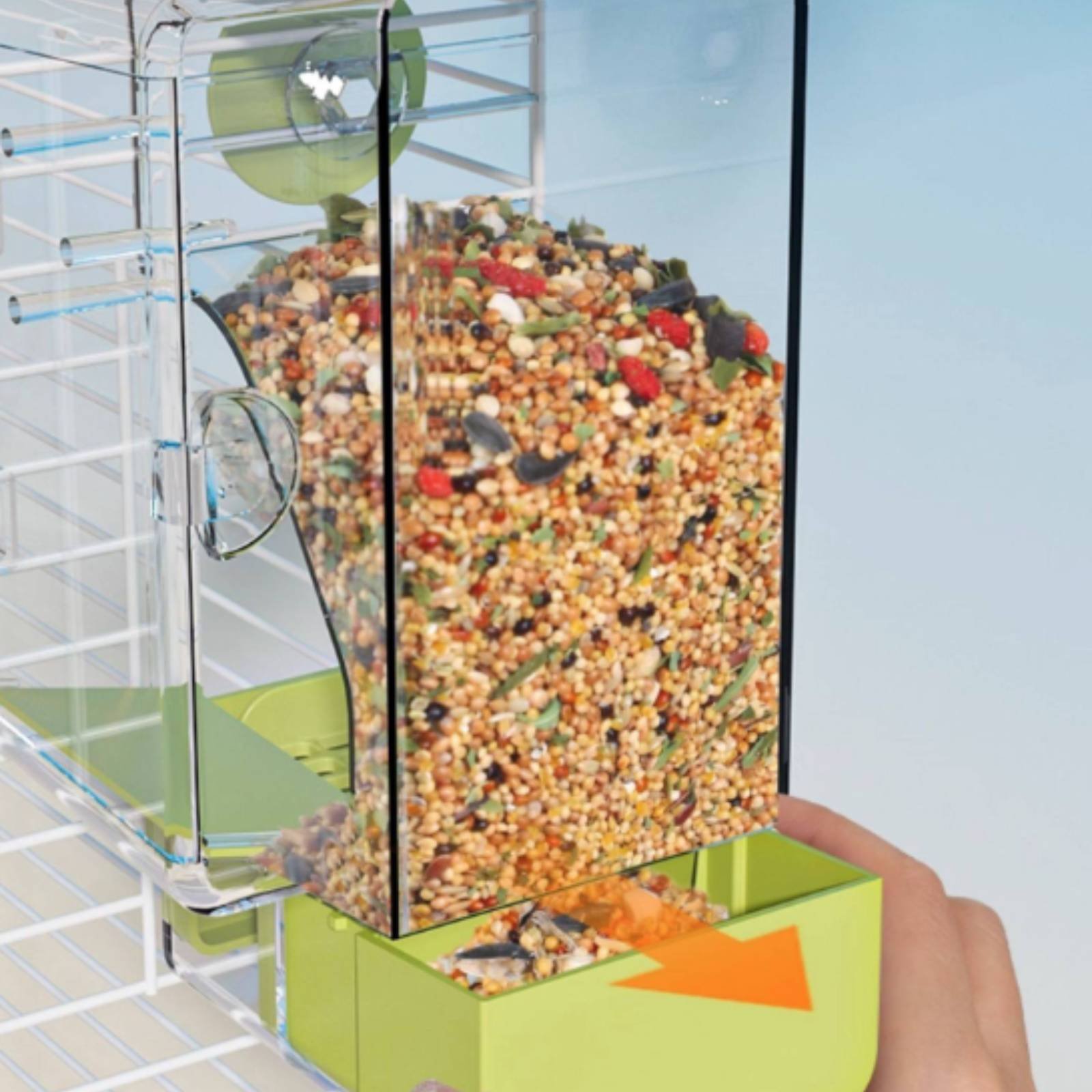 เครื่องป้อนเมล็ดพืชแบบแยกเมล็ด - Pet Feeders บทวิจารณ์และราคา