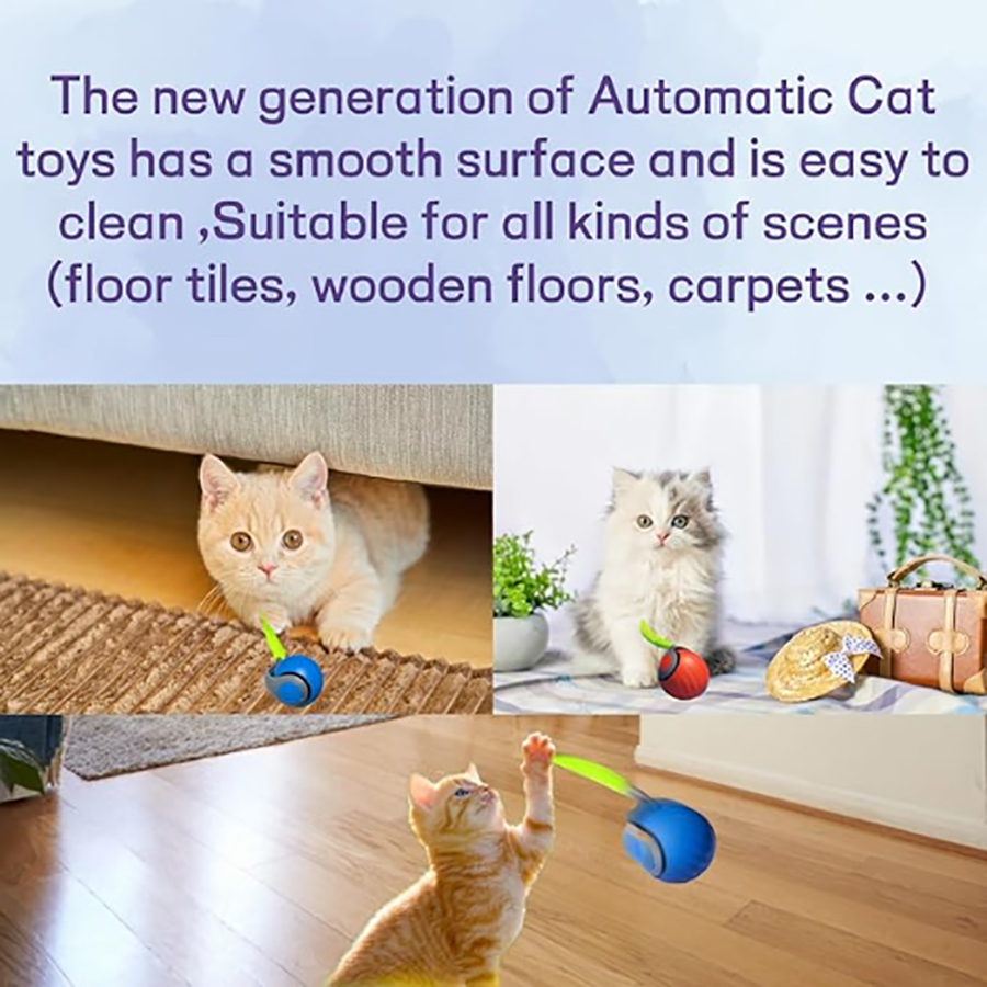 ของเล่นแมวแบบอินเทอร์แอคทีฟ ลู - Automatic Moving Dog Ball บทวิจารณ์และราคา