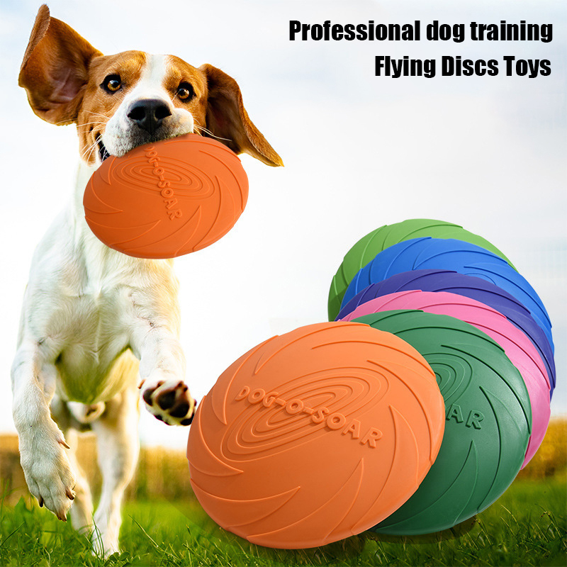 ของเล่นจานร่อนสำหรับสุนัขพันธุ - Flying Disc Dog Training Toy บทวิจารณ์และราคา